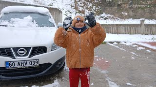 Kar Vlog Dilara Göçmez Cemal Ali Göçmez