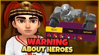 HERO HIRING AND RETIRING ADVICE, GOLEM FLASH QUEST | Shop Titans Gameplay screenshot 5