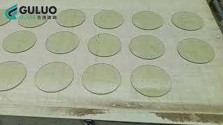 D100mm Round FTO Conductive Glass Wafer FTO Coated Glass Plate 1-8 inch