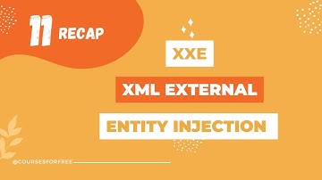 XXE | Recap | Introduction to Bug Bounty Hunting and Web Application Hacking | #bugbountyhunter