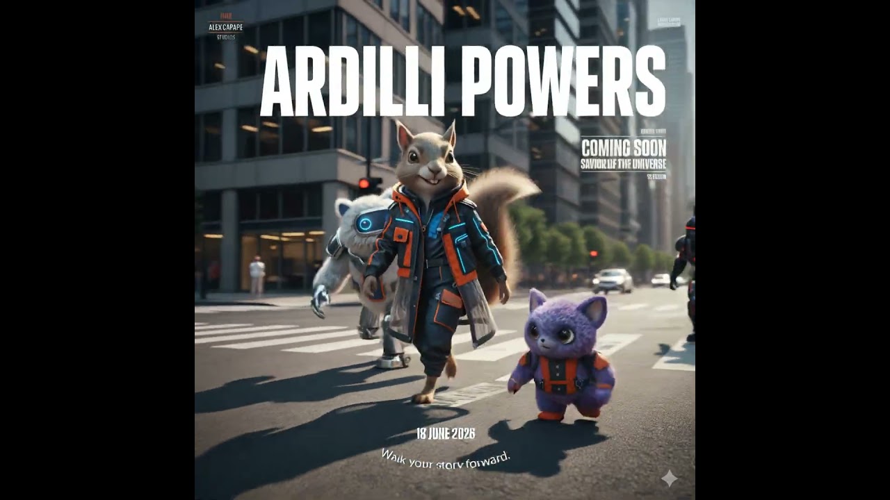 Ardilli Powers Coming Soon - Alex Capape Studios Comedy #avengers #superhero #music
