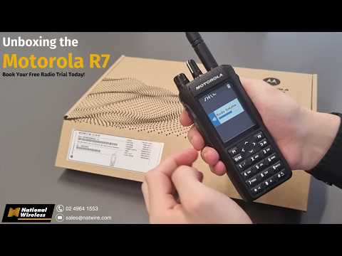 Motorola R7 Radio MOTOTRBO Unboxing National Wireless