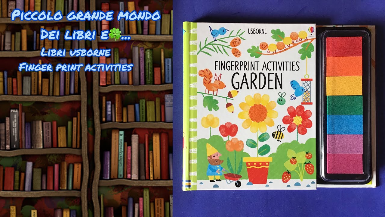 Finger print activities” Piccolo Grande Mondo dei Libri Usborne books at  home 