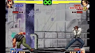 Ralf Galactica Phantom Instant Kills 100%HP #kof97 #kof98 #kof99 #Galactica Phantom