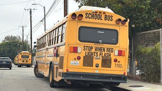 LAUSD School Buses Sitting - 5/8/2026