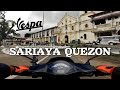 Lucena city to sariaya quezon tamales at kapehan  vespa scooter ride travel