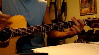 Video thumbnail of "Matt Maher - turn around - How to play on Acoustic Guitar"