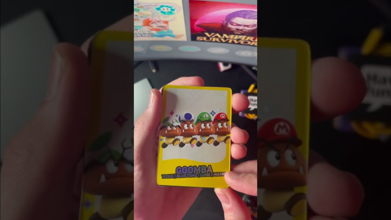 RARE Pull from the Mario Wonder Trading Card Pack!