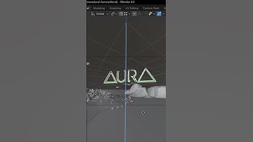 Nothren lights in blender | 3d logo in blender 🔥😮#3d #blender #blender3d