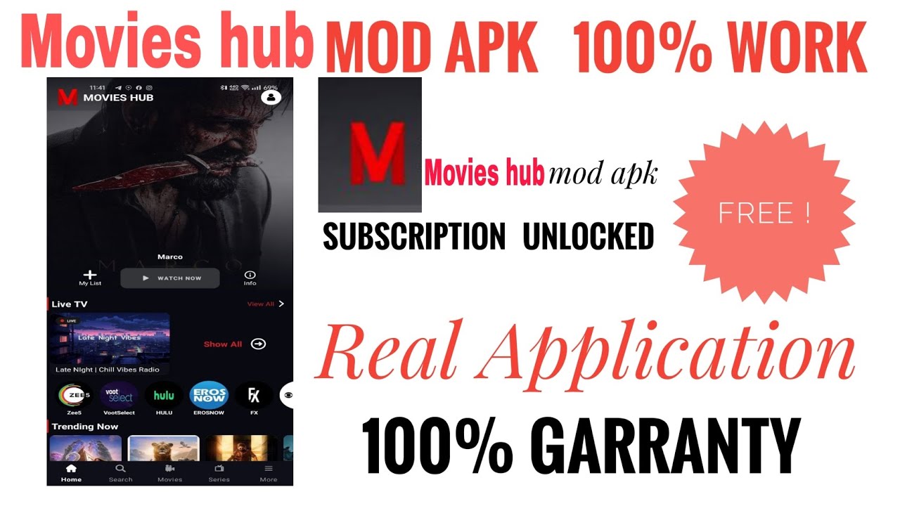 Movies hub app 2025 letest youtube subscribe channel - YouTube