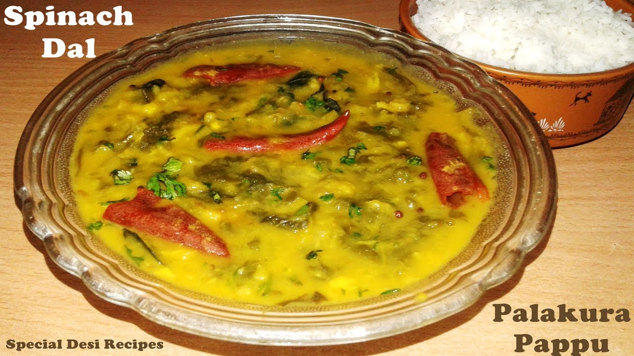 palakura pappu recipe spinach dal recipe palakdal recipe special