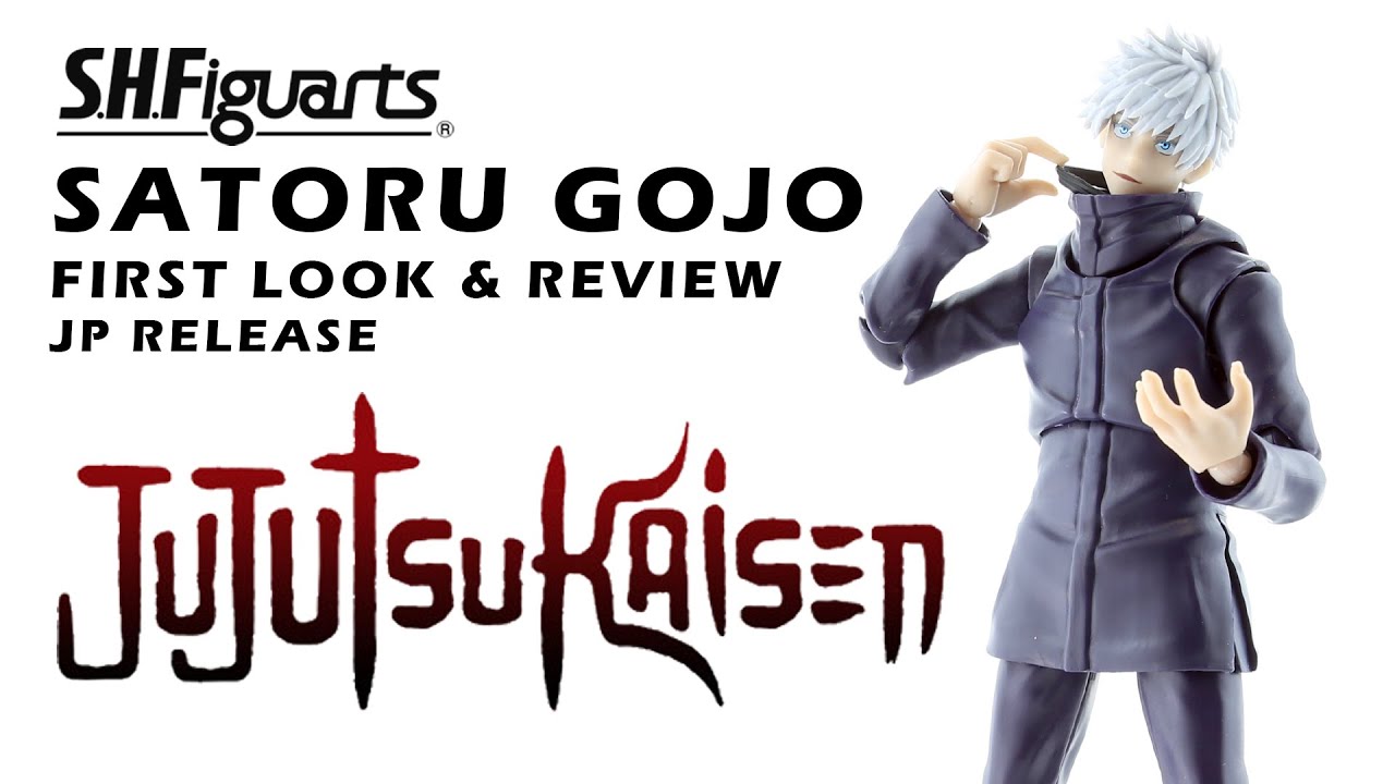 Bandai Tamashii Nations Satoru Gojo Action Figure ▫ UNBOXING ▫  Tamashii  Nations have released this unboxing video for their Jujutsu Kaisen SH  Figuarts 1/12 Scale Satoru Gojo that is due to