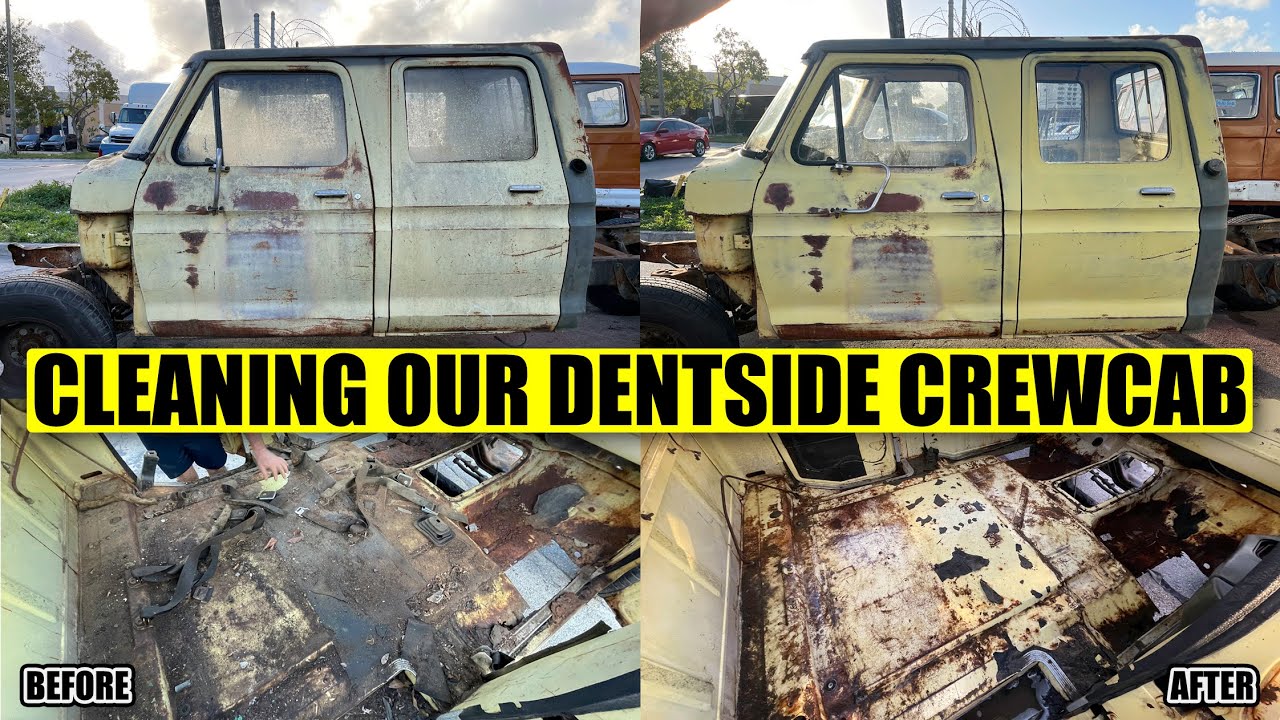 Cleaning our Dentside Crew Cab Ford Era YouTube