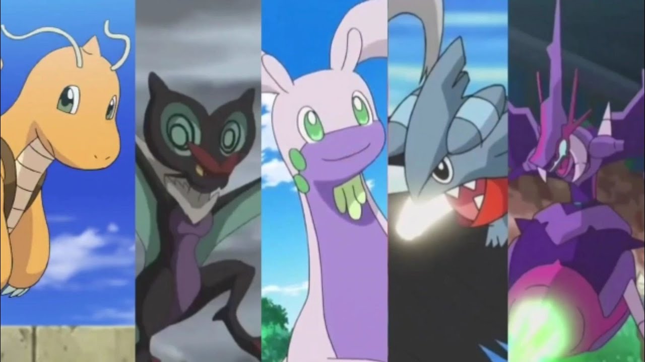 Ash's All Dragon Type Pokemon AMV ( Dragon ) HD YouTube