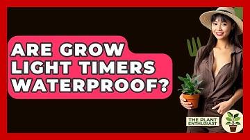 Are Grow Light Timers Waterproof? - The Plant Enthusiast
