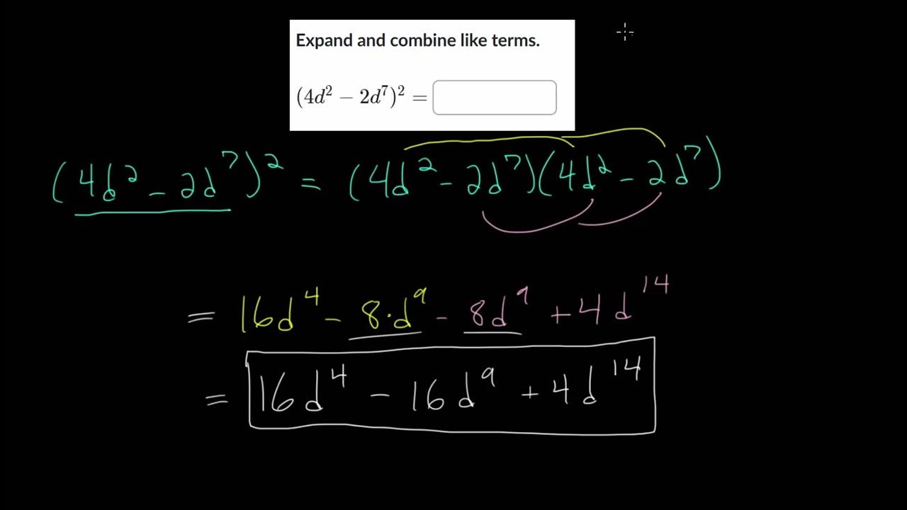 Polynomial Special Products (Perfect Square) Practice YouTube