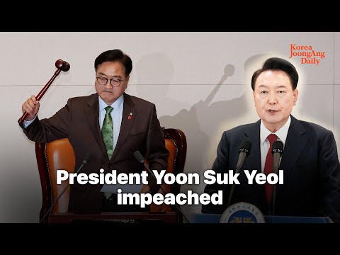 President Yoon Suk Yeol impeached