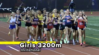 2022 TF - Arcadia Invite - 3200 Meters (Girls, Invite)