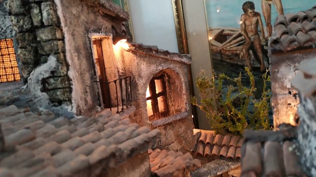 Presepe di Antonio 2024  (borgo disallestito)