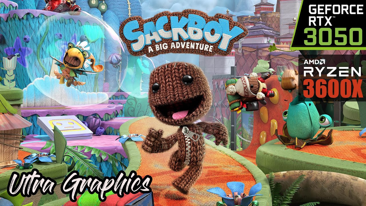 SACKBOY - A Big Adventure | RTX 3050 + Ryzen 3600X | PC Gameplay [HD]
