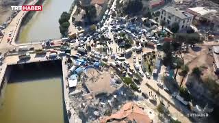 Турецкий телеканал показал Хатай до и после землетрясения