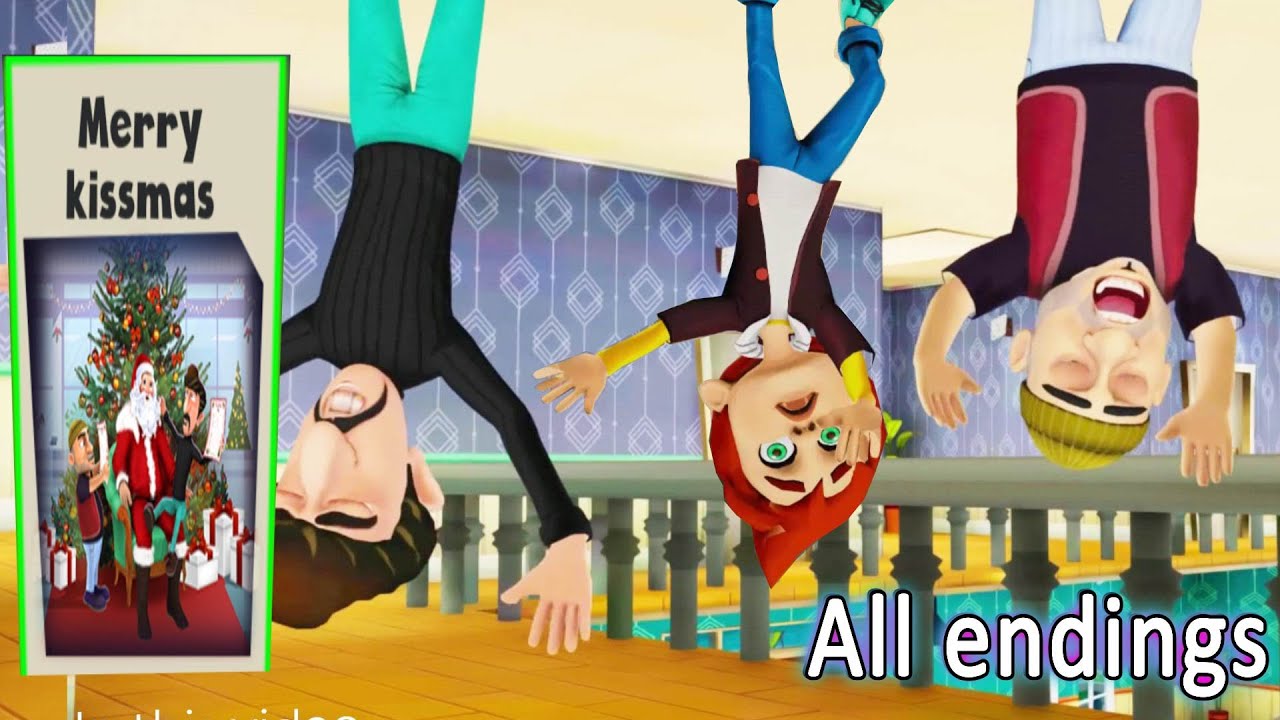 Scary Robber Home Clash Version 1.10 New Update Merry Kissmas All endings