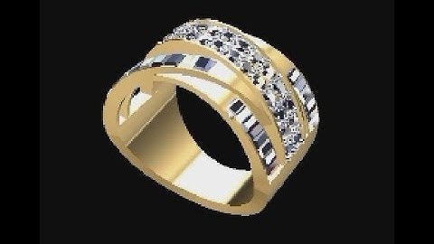 baguette ring making in matrix 7 a simple process dj 004