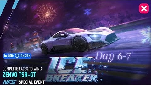Need for speed no limits Icebreaker Day 6-7 | Countdown & New Year (2023 Zenvo TSR-GT)