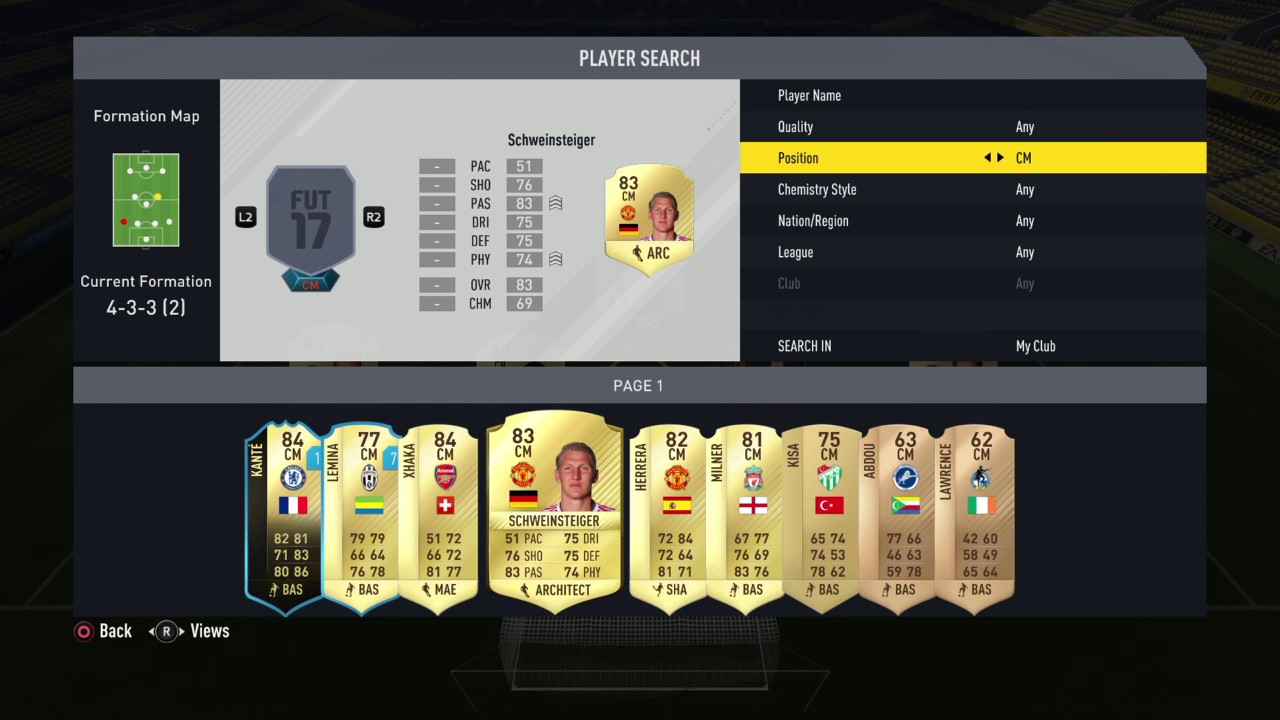 FIFA 17 500k Squad  Builder