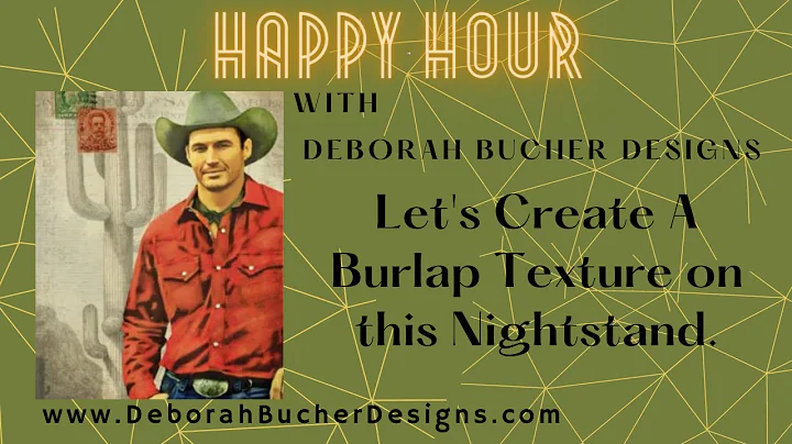How To Create Texture For A Burlap Finish Using Se...