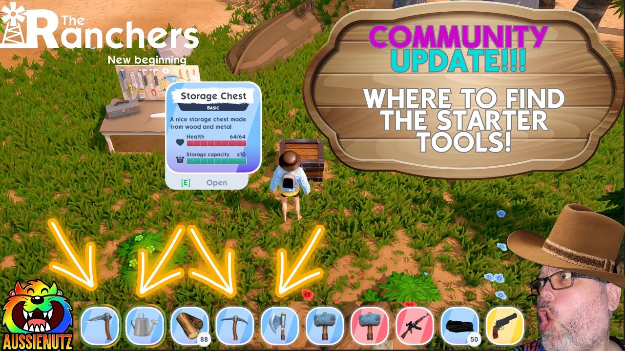 The Ranchers Where to find the Starter Tools! 