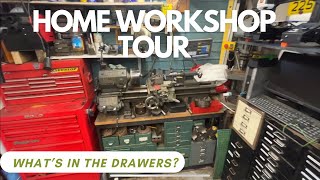 Home Workshop Tour 2025 | Tools, Storage & What’s In the Drawers?
