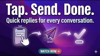 Stop Typing the Same Replies — Instant Replies with Sniplet