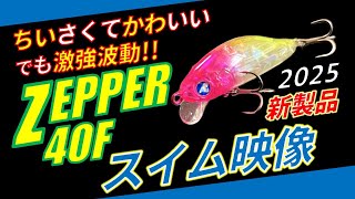 （2025新製品）コレちいさくてかわいい！ひと口サイズで誕生！ゼッパー40Fのスイムはどんな感じ！？, ライトゲーム, BlueBlue