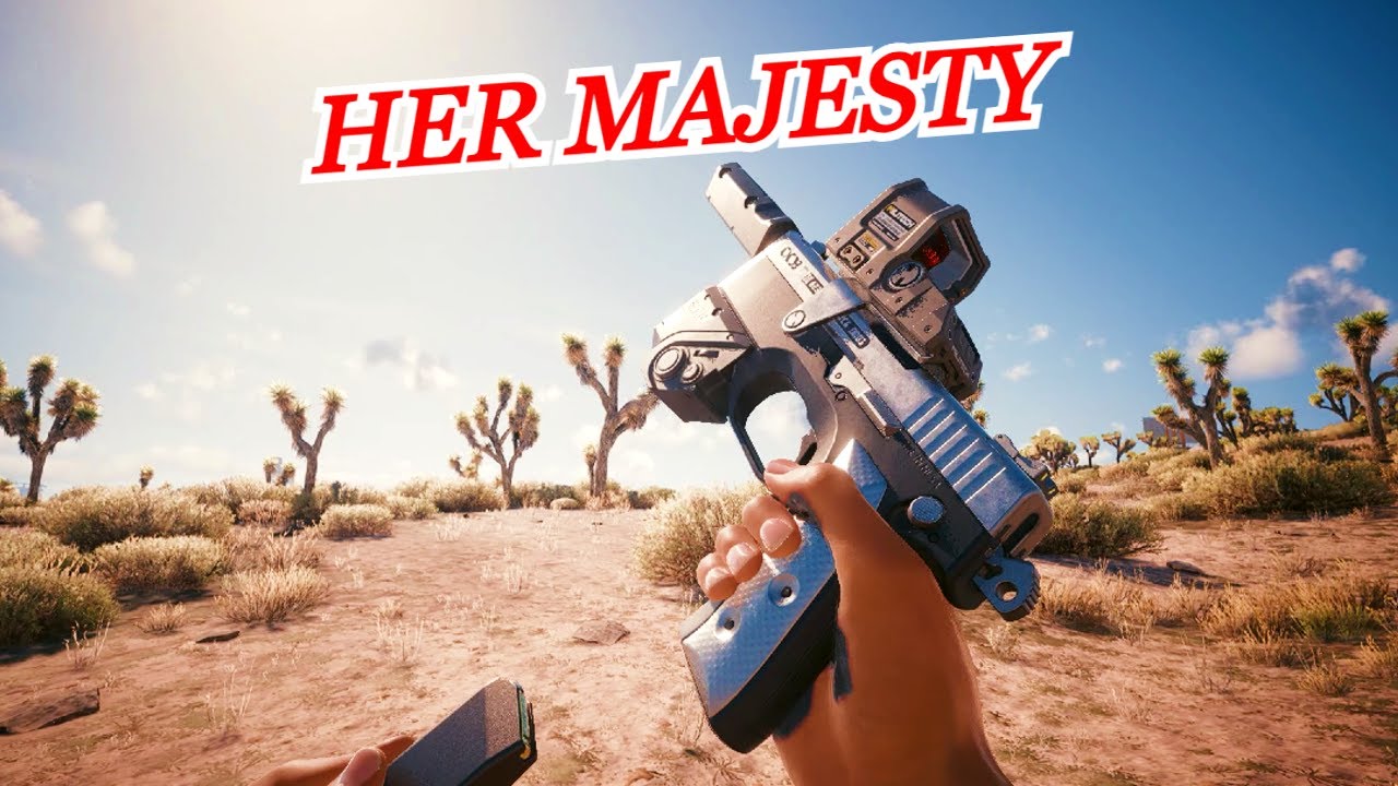 Her Majesty Pistol Phantom Liberty Iconic Weapon Cyberpunk 2077 - YouTube