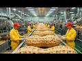 How Crunchy Peanut Butter Is REALLY Made 🥜 | Full Factory Tour Revealed!