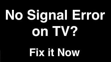 Proč můj televizor hlásí, že nemá signál, i když je vše zapojeno?