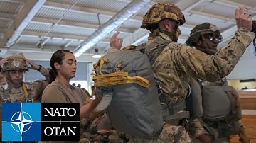 Joint Exercise Swift Response Thousands of US, Swedish, Italian, Dutch and Spanish Army Paratroopers
