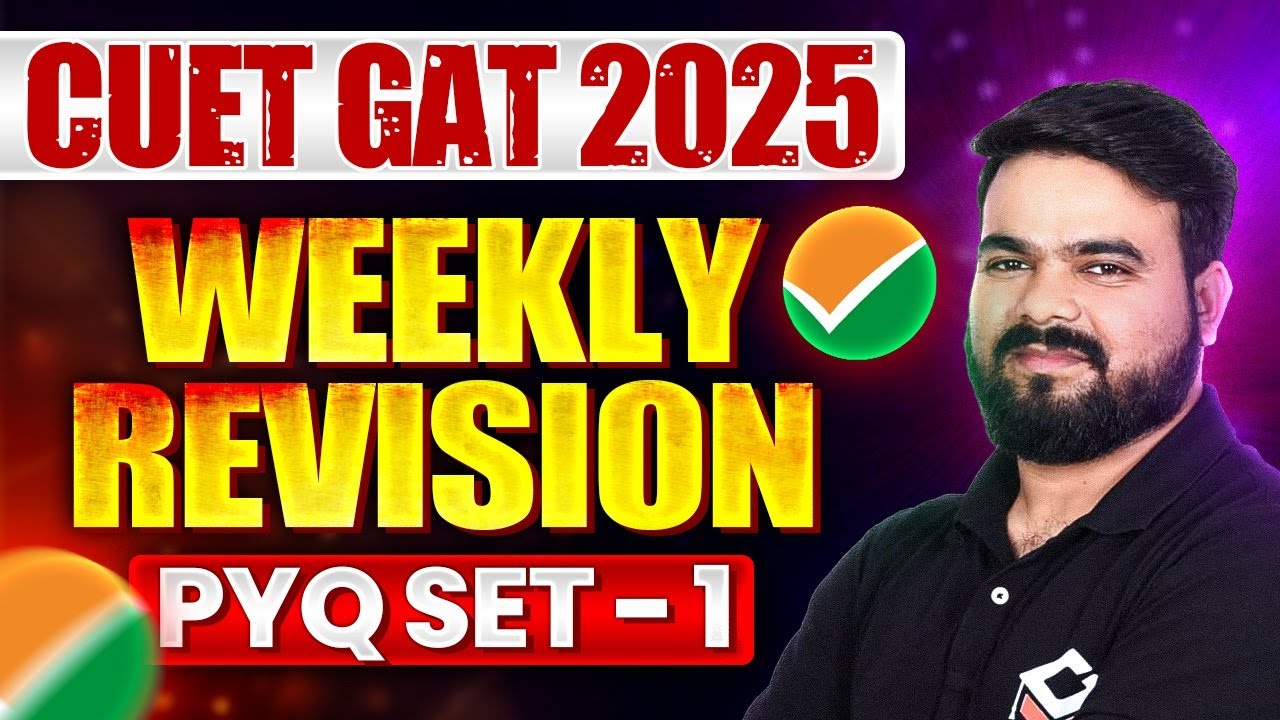 CUET GAT 2025 PYQ Series 🔥 Solve Previous Year Questions & Boost Your ...