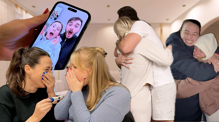 Telling Our Friends We're Pregnant