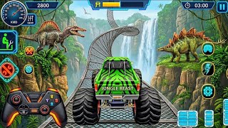 Monster Truck Mega Ramp Stunt Impossible Drive - Car Stunt Racing Game - Android Gameplay #282 screenshot 3