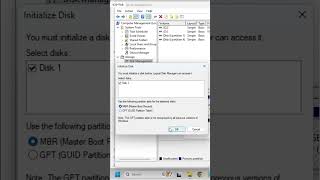 تقسيم الهارد من disk management