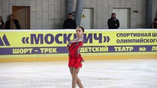 Камила Валиева, ПП (Kamila Valieva, FS), старшие, Первенство Москвы младшего возраста 2019