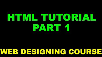 HTML Tutorials For Beginners - YouTube