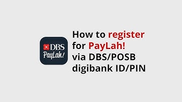 DBS digibank app - How to register for PayLah!