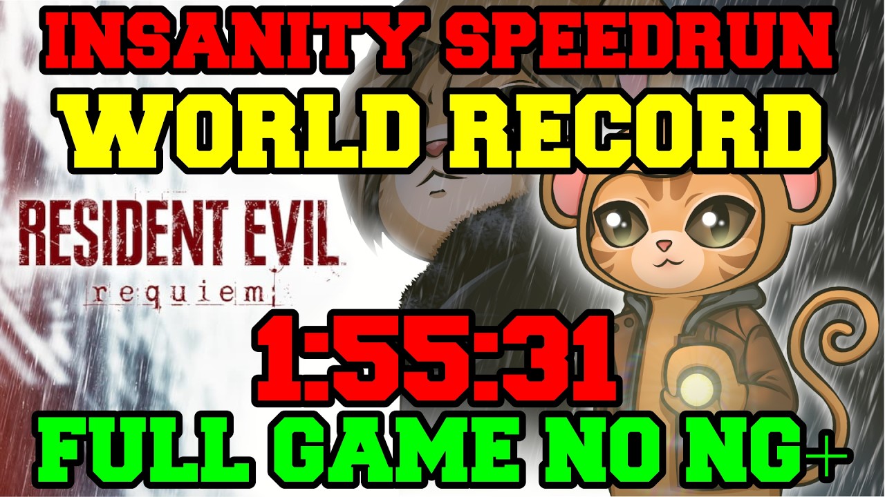 Resident Evil 9: Requiem Insanity (Full Game) NO NG+ Speedrun 1:55:31 (WORLD RECORD)