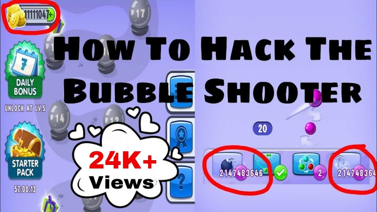 Hack Bubble Shooter Game Trick By Shaharyar Gaur to Mobile Phone