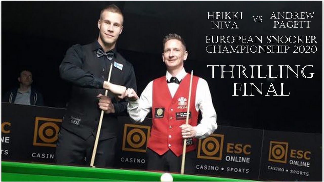 THRILLING FINAL! Andrew Pagett vs Heikki Niva FINAL European Snooker Championship 2020