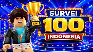 WE PLAY THE GAME FAMILY 100 BUT THE ROBLOX VERSION | SURVEY 100 screenshot 5