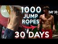 1000 JUMP ROPES CHALLENGE FOR 30 DAYS